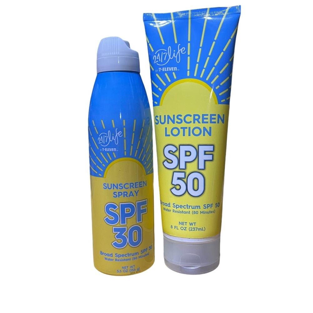 3/$15: Sunscreen Lotion and Spray Set - 24/7 life